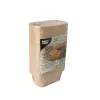 Formy do pieczenia eko 167 ml 6,5x11x4 cm prostokątne, brązowe