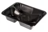 Pojemnik obiadowy 3-dzielny czarny PP 227x178x50 mm