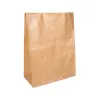 Torba papierowa klockowa brązowa eco/kraft 220x140x340 mm bez uchwytu