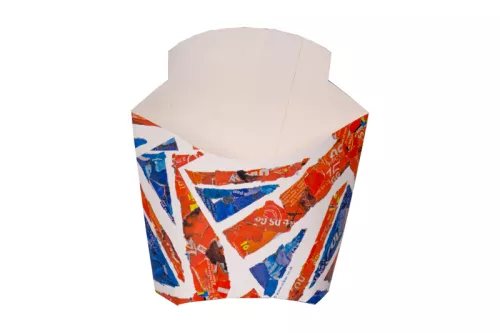 Pudełko na frytki, nuggets, onion rings duże, wzór British Flag