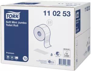 Dozownik Tork do papieru toaletowego Mini Jumbo, czarny T2