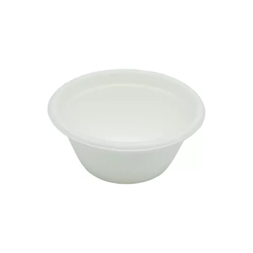 Sosjerka 60 ml z masy papierowej śr. 68 mm biała