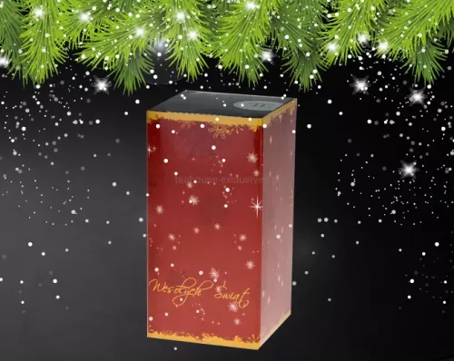Obwoluta świąteczna na 1 paczkę herbaty Teahouse Exclusives Luxury Tea Bag opak.15 szt (czerwona)