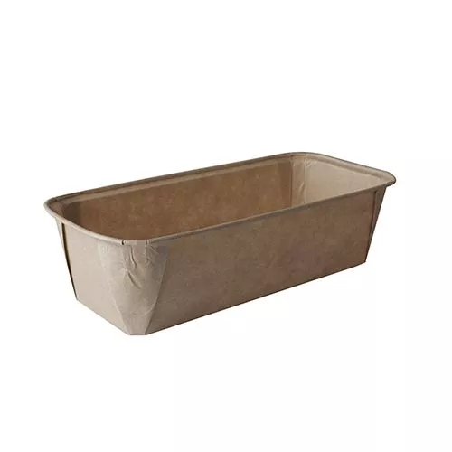 Formy do pieczenia eko 1033 ml 10,8x23x6 cm prostokątne, brązowe