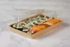 Pokrywka PET do opakowania papierowego premium 150x105mm (HP01) do sushi i pralin