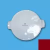 TALERZ PORCELANOWY HENRY 33 CM PIZZA BORDO