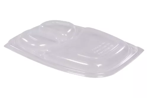 Przykrywka przezroczysta 3-dzielna COOK do pojemnika obiadowego 1250ml 255x190 mm