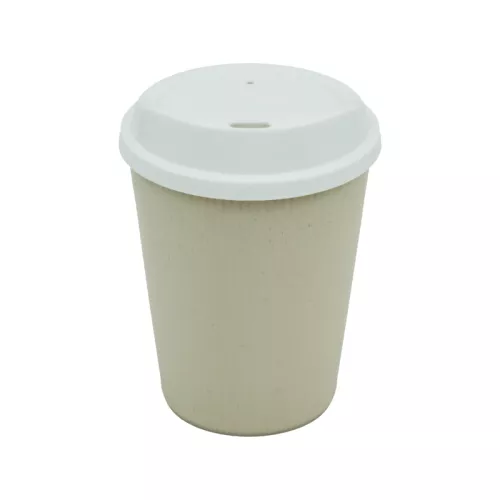Kubek THERMO 250 ml PP wielokrotnego użytku, beżowy, śr.80 mm