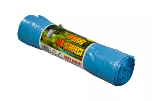 Worek na śmieci Super Mocny 35l niebieski
