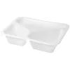 Pojemnik Caterline 227x178x50 mm Biały 3-Komory