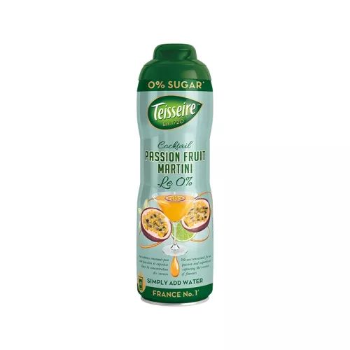 Syrop PASSION MARTINI BEZ CUKRU Teisseire 0,6L bidon stalowy