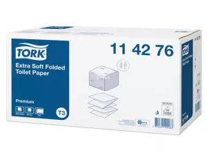 Dozownik Tork do papieru toaletowego w składce, czarny T3