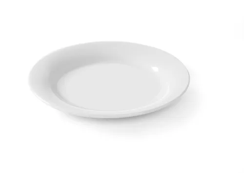 Talerz płaski 21cm OPTIMA, porcelanowy, biały