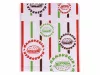 Torebka papierowa hamburger z nadrukiem uniwersalnym foliowana PE 125x135 mm