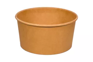 Wieczko PET do poj. sałatkowego kraft 500 ml śr 150 mm