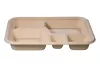 POJEMNIK 5-KOMOROWY Z PULPY TRZCINOWEJ 268*208*36MM (300)