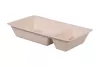 Tacka 2-dzielna z pulpy trzcinowej eco natural 120x200x35 mm Great To Go , Bioware
