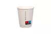 Kubek papierowy 2-warstwowy biały 200ml/9oz śr 80 mm (z logo żółw)