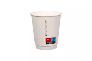 Wieczko białe śr. 80 mm do kubków papierowych 200ml - Coffee to go