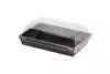 Opakowanie papierowe premium czarne 150x105mm (HP01) do sushi i pralin