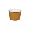 Pojemnik sałatkowy papierowy 570 ml brązowo-biały GREEN LEAF śr. 115 mm (spód)