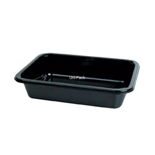 Pojemnik 187x137x40mm MEDIUM 700ml ecoecho® na małe porcje czarny