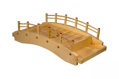 Most drewniany dekoracyjny sushi 44x21x9,5 cm