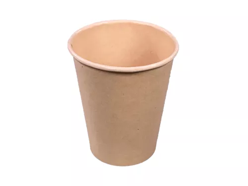Kubek BIO papierowy kraft + PLA kompostowalny 300 ml śr. 90 mm