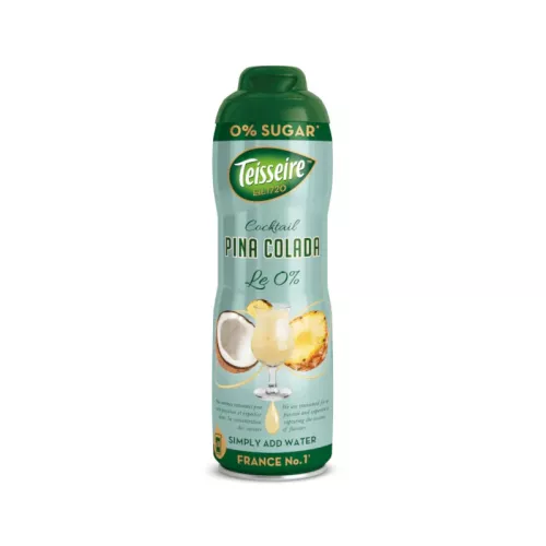 Syrop PINA COLADA BEZ CUKRU Teisseire 0,6L bidon stalowy