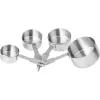 ZESTAW MIAREK STALOWYCH 60ML/80ML/125ML/250ML STALGAST (506015)