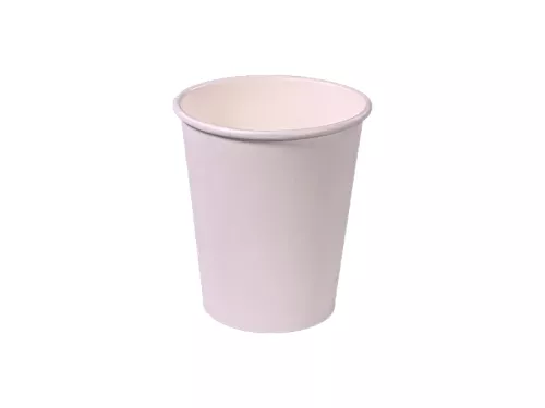 Kubek papierowy 1-warstwowy biały 250ml śr. 80 mm