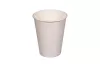 Kubek papierowy 1-warstwowy biały 300ml/12 oz śr. 90 mm (z logo żółw)
