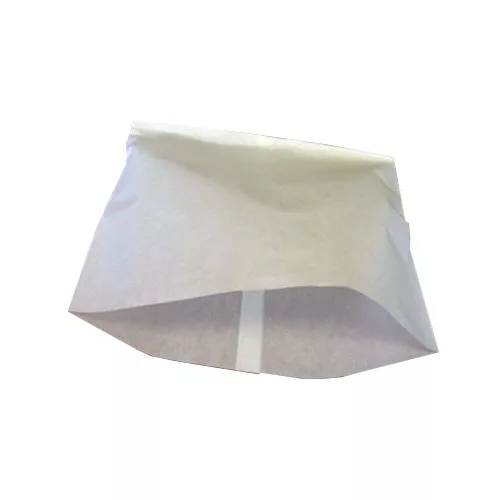 Torba papierowa na kurczaki biała foliowana PE mała 250x240 mm