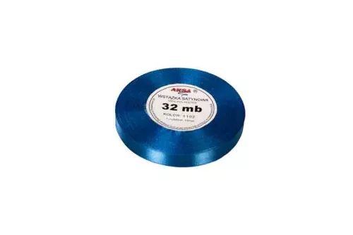 Wstążka satynowa 12mm/32m morska