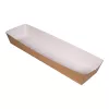 Tacka papierowa 270x65x40 mm biało-brązowa