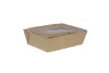 Pudełko papierowe DUŻE 1250ml do dań gorących 185x125x60mm z okienkiem