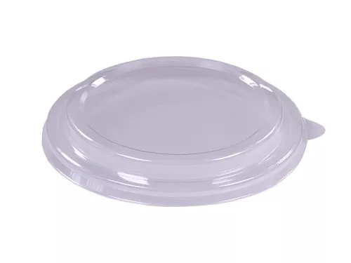 Wieczko PET do pojemnika sałatkowego biało-brązowego 750ml śr. 185mm