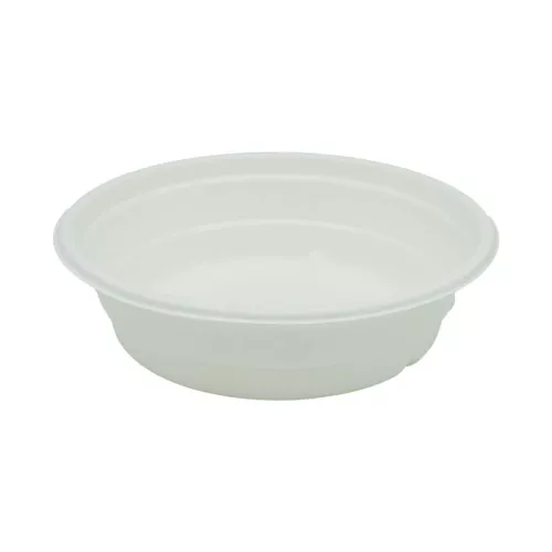 Miska DIAMOND 500ml z pulpy z trzciny cukrowej, biała śr.165mm