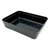 Pojemnik 1-komorowy 1374 ml, 227x175x53 mm wielokrotnego użytku, czarny