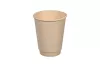KUBEK 2-WARSTWOWY  Z TRZCINY CUKROWEJ +PLA COMPOSTABLE 200ML ŚR. 80MM A25 (1000)