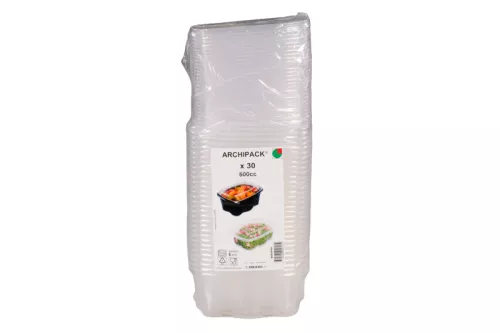 Pojemnik na sałatkę 500 ml z wieczkiem w komplecie