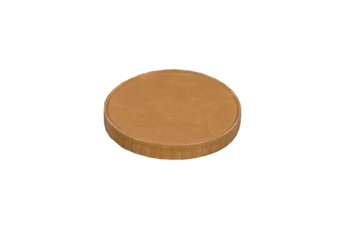 Wieczko papierowe kraft do pojemnika na sos 60 ml śr. 62 mm
