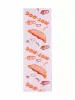 Torebka papierowa biała z nadrukiem uniwersalnym HOT-DOG amerykański foliowana PE 75x220 mm