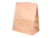 Torba papierowa klockowa brązowa eco/kraft 260x140x300 mm bez uchwytu