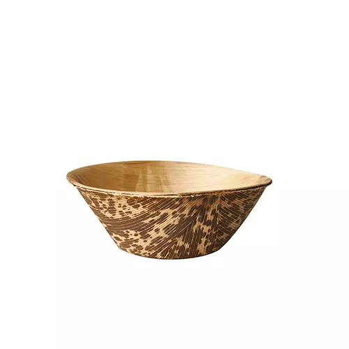 Miseczka na przekąski z bambusa 55ml, okrągła, śr. 7,5 cm