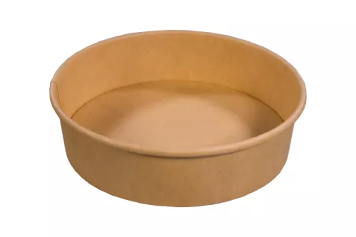 Pojemnik sałatkowy papierowy kraft 750 ml śr. 185 mm