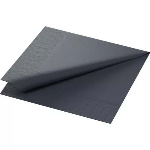 Serwetka czarna 2w 33x33cm w składce 1/4 (Duni 151803)
