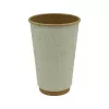 Kubek papierowy 2-warstwowy trawa/kraft 400 ml śr. 90 mm