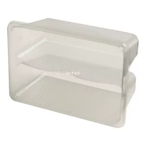 Torebka na kanapki laminowana 155x72x220 mm brązowa