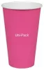 Kubek papierowy RÓŻOWY 400ml śr. 90mm